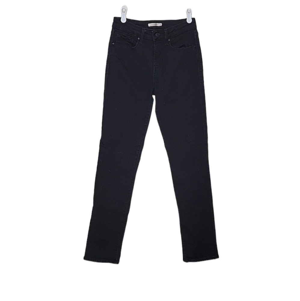 Levi's Black Classic Mid Rise Skinny